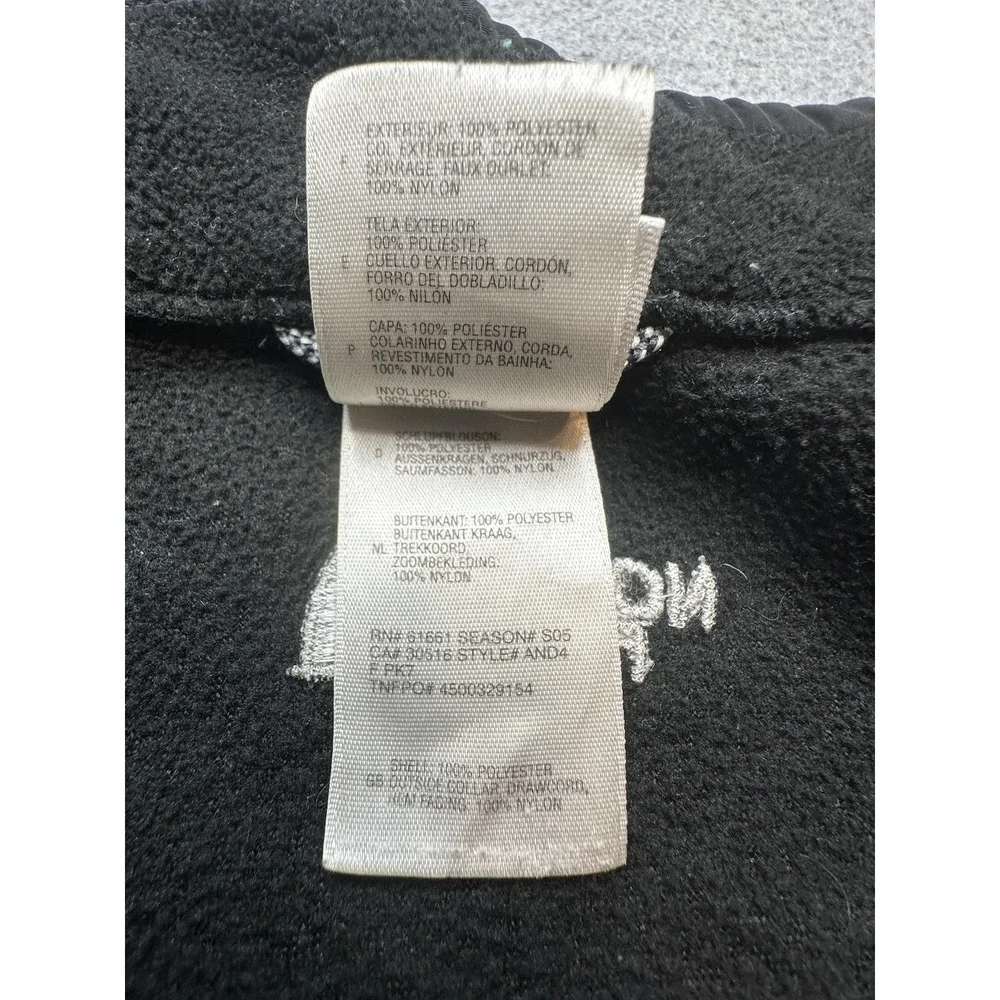 Vintage The North Face Jacket‎ Youth XL Black Fleece Full Zip Approach Hiking
